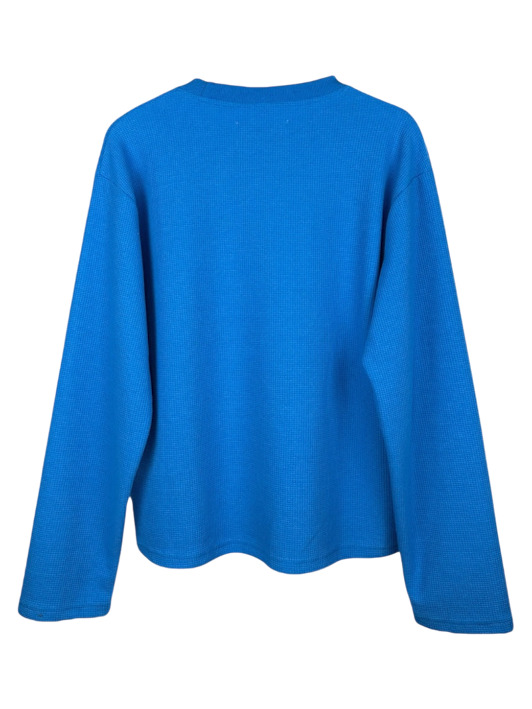 Waffle sweater blue