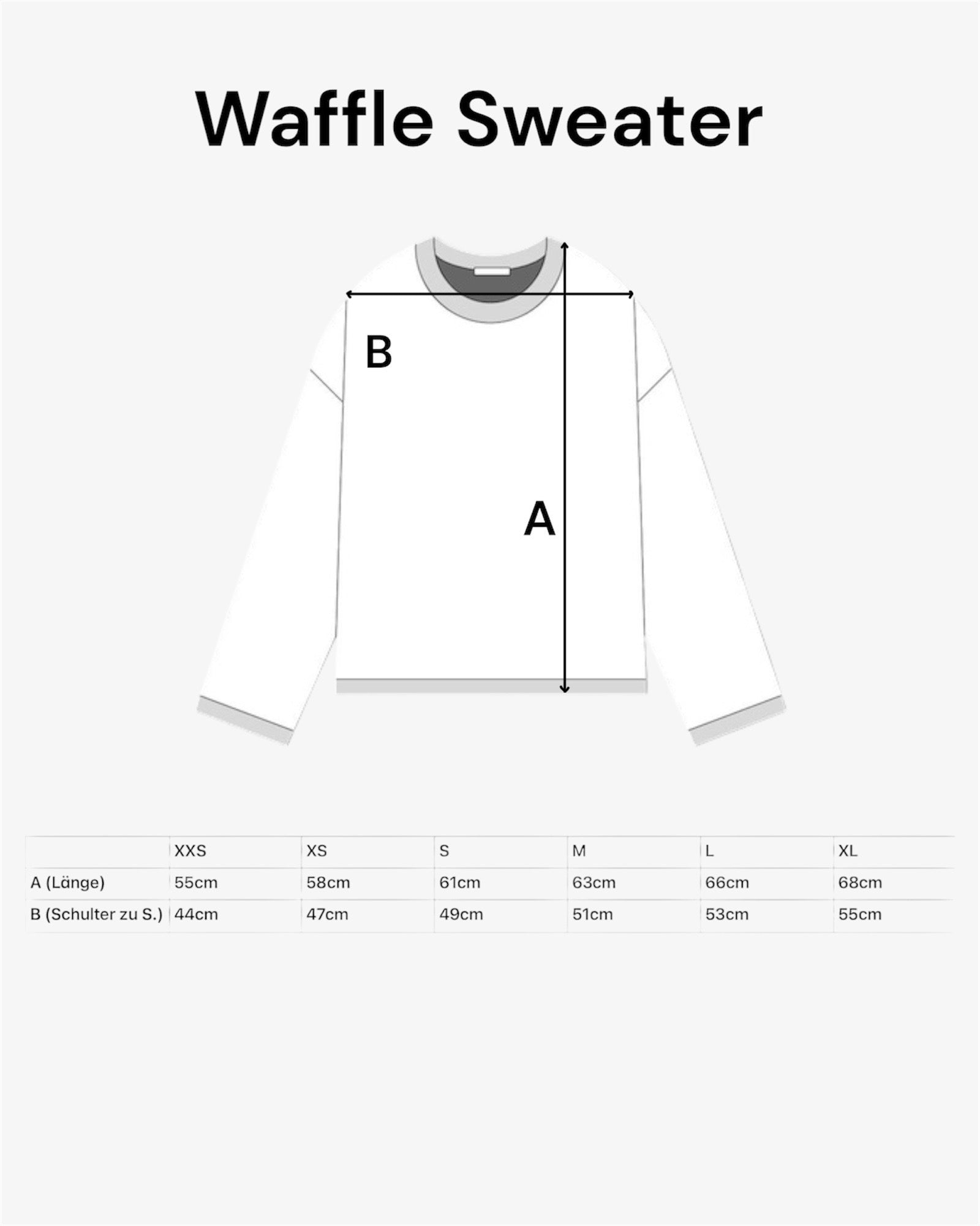 Waffle sweater pink