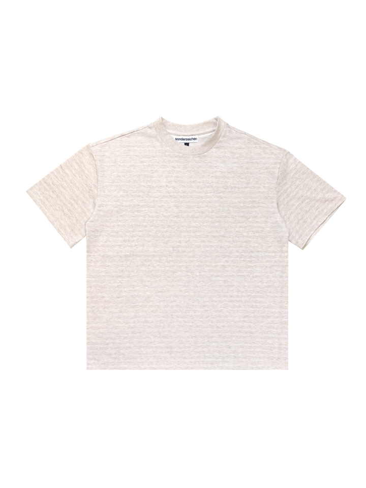 Cream Striped T-Shirt
