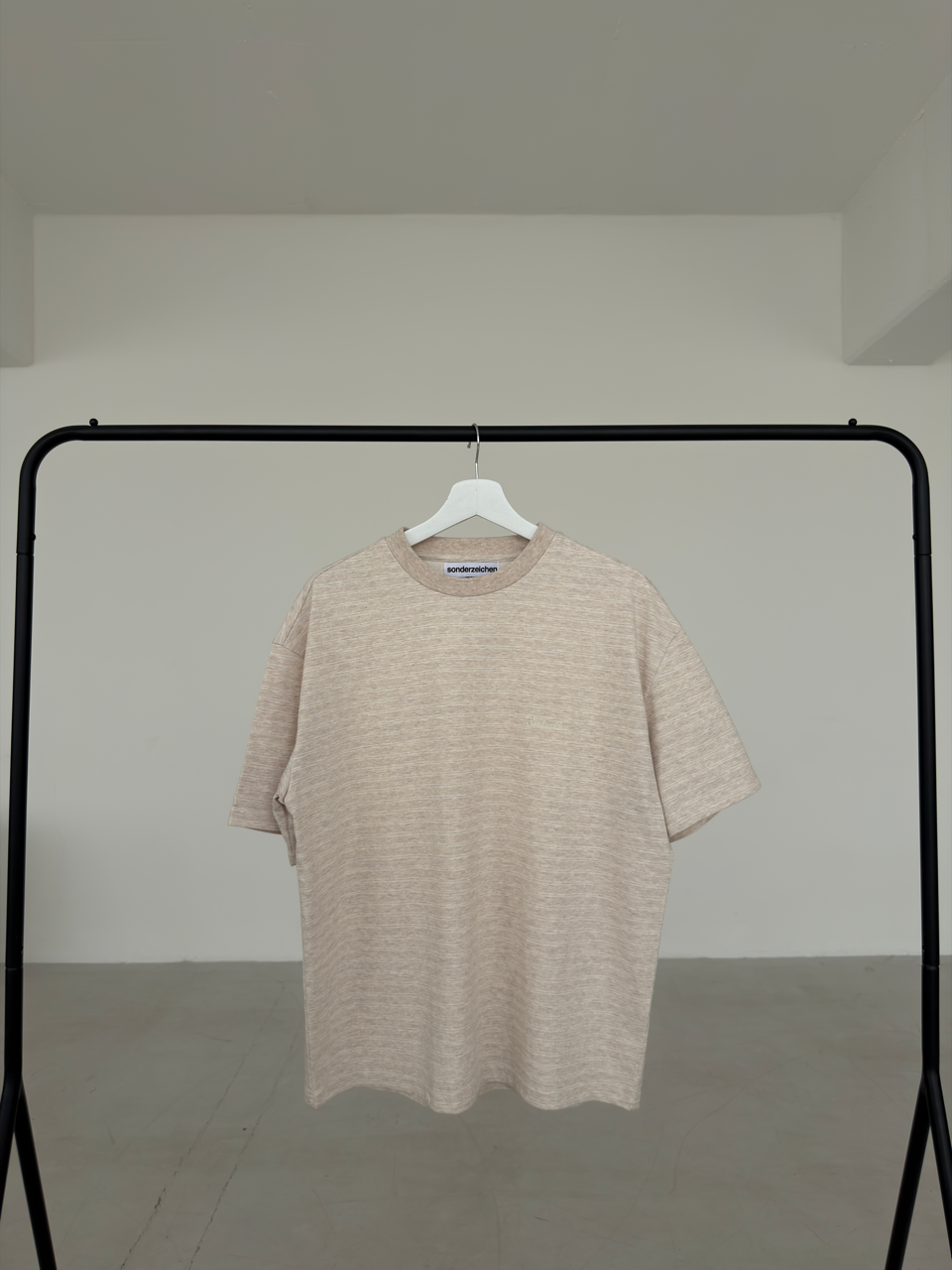 Cream Striped T-Shirt