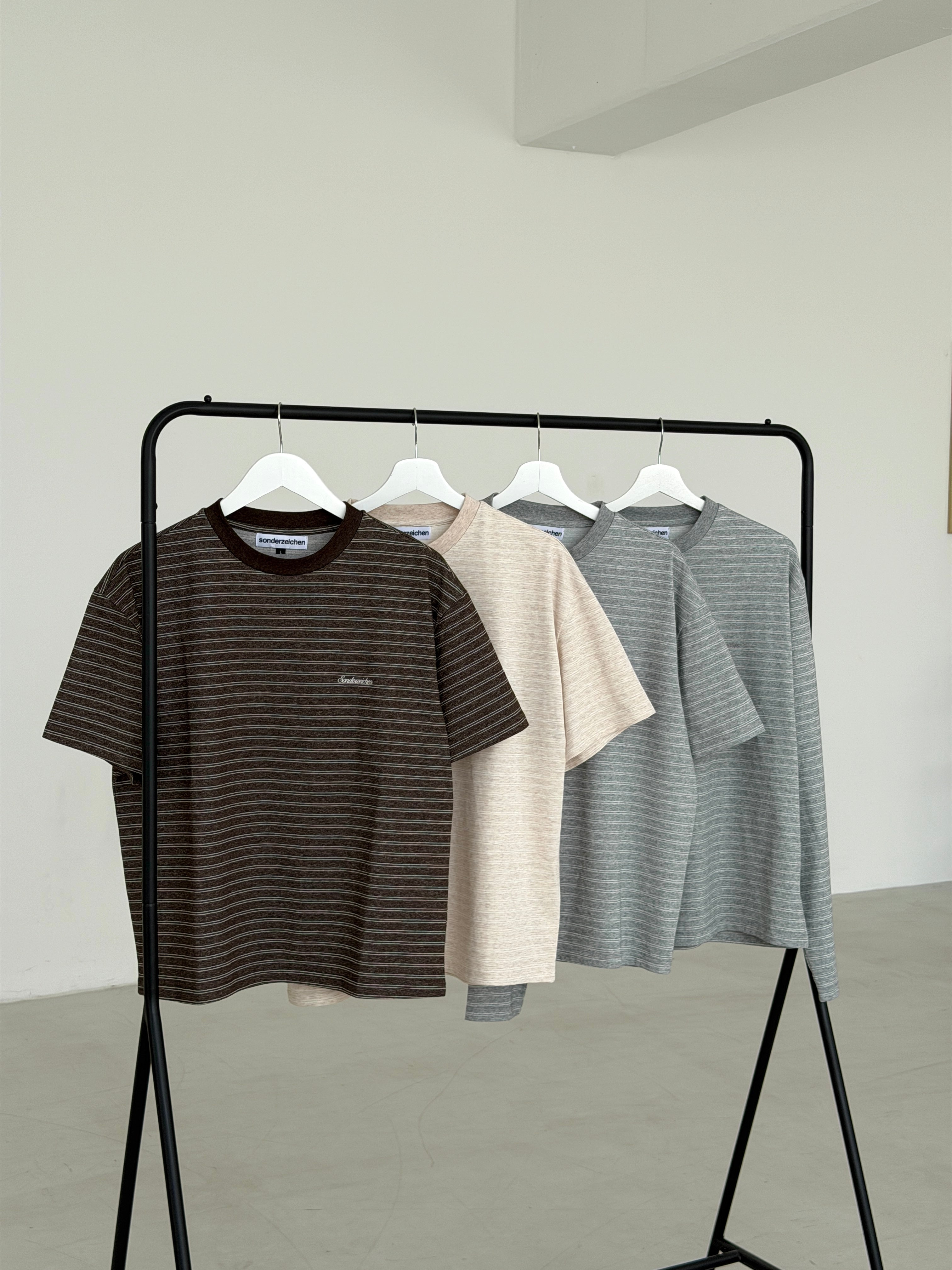 Grey Striped T-Shirt