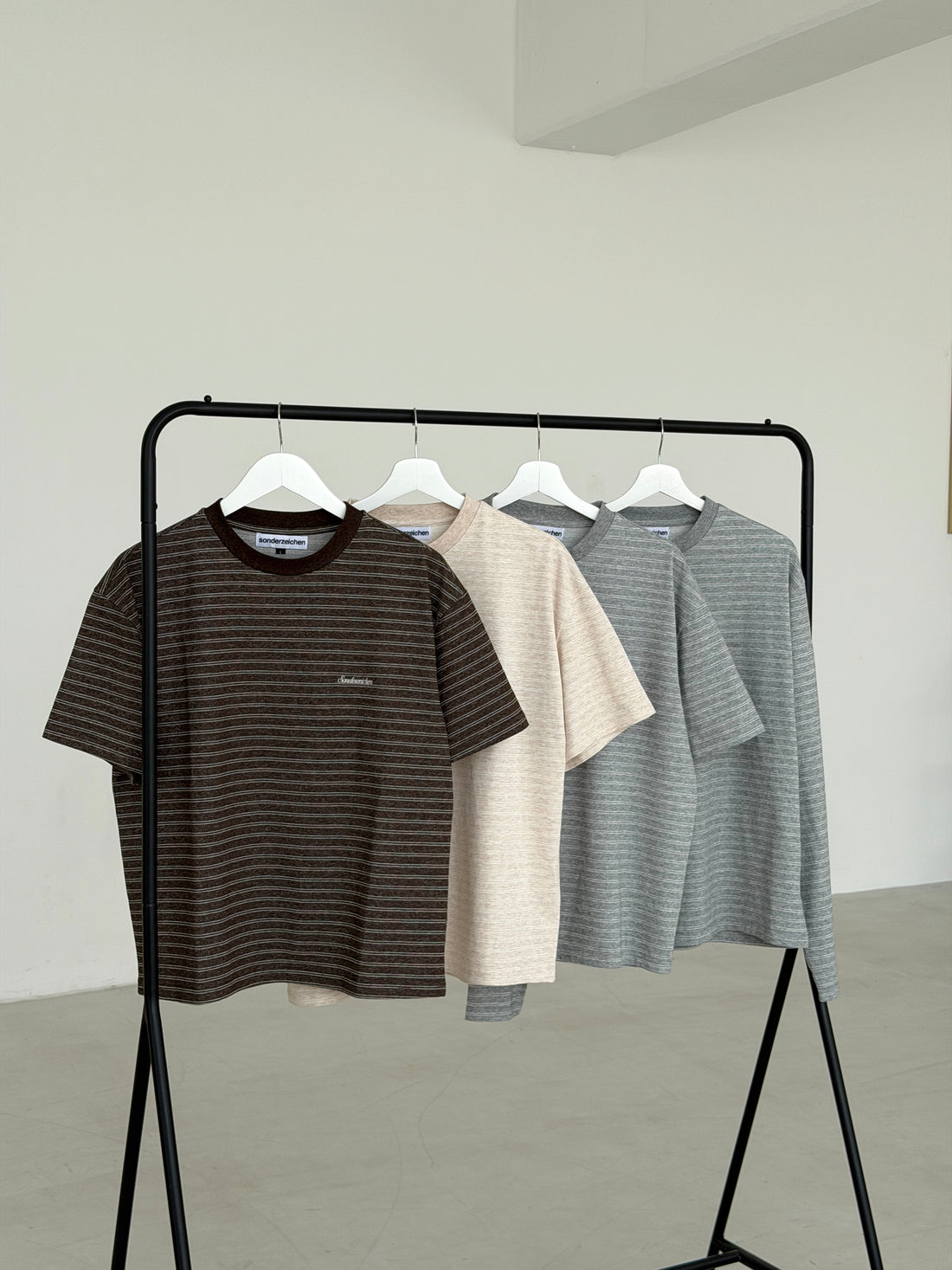 Grey Striped T-Shirt