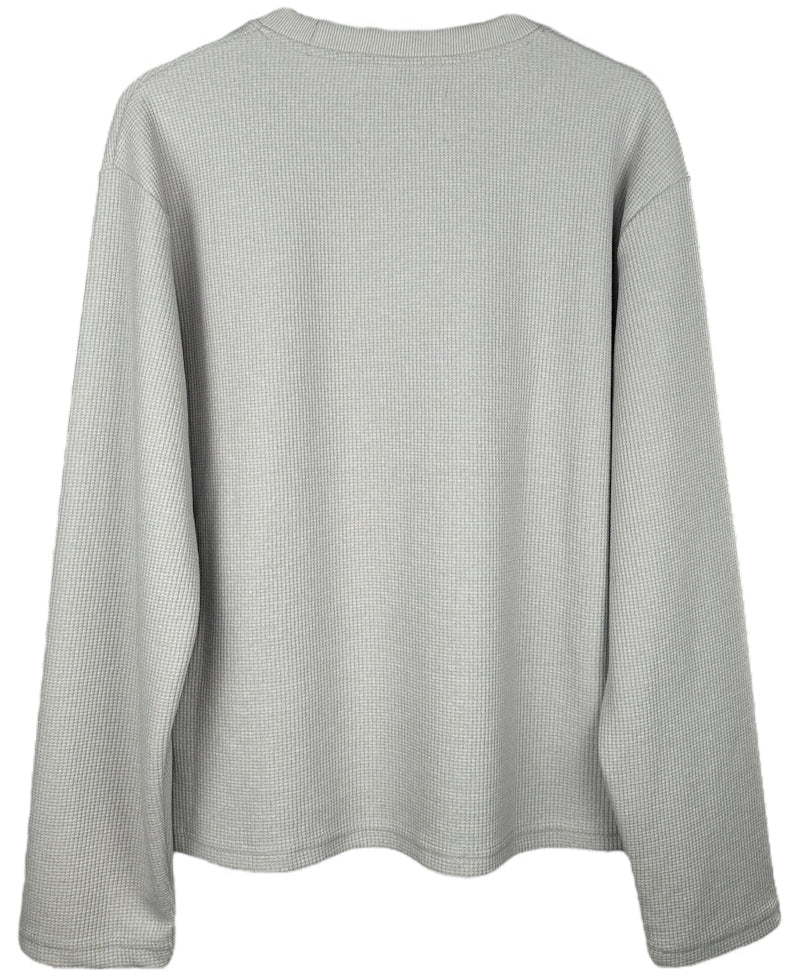 Waffle sweater grey