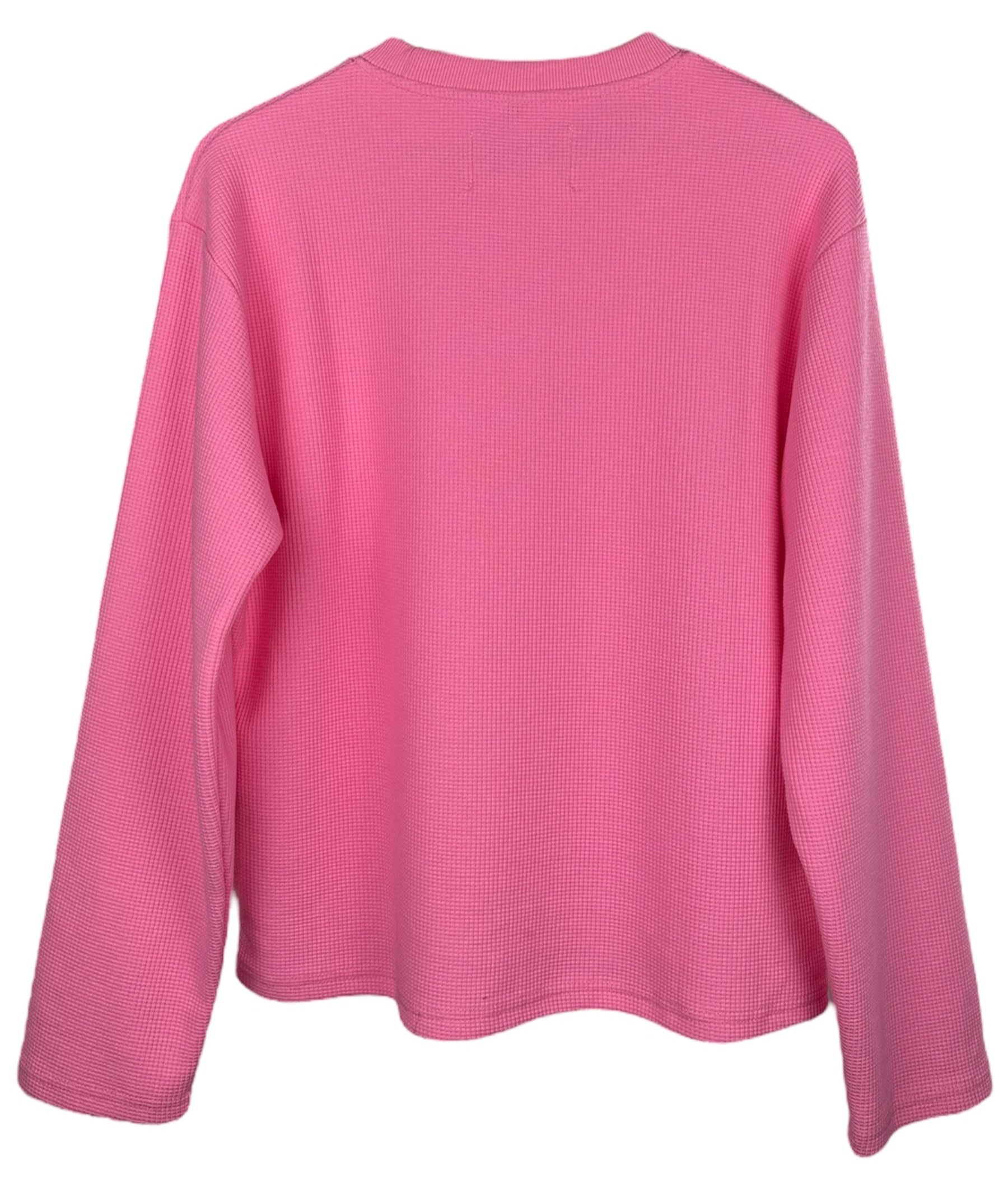 Waffle sweater pink