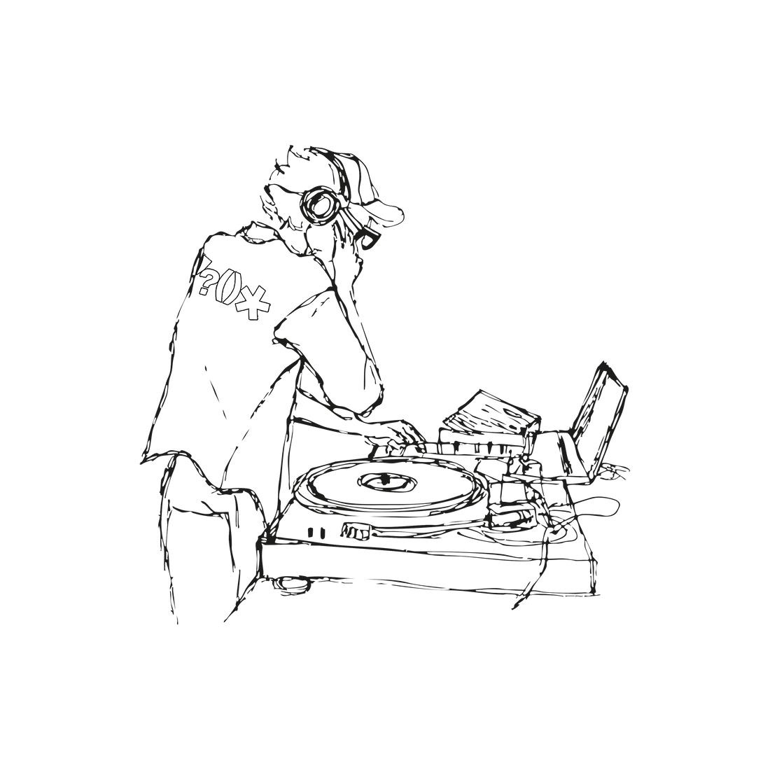 Printed Dj Longsleeve